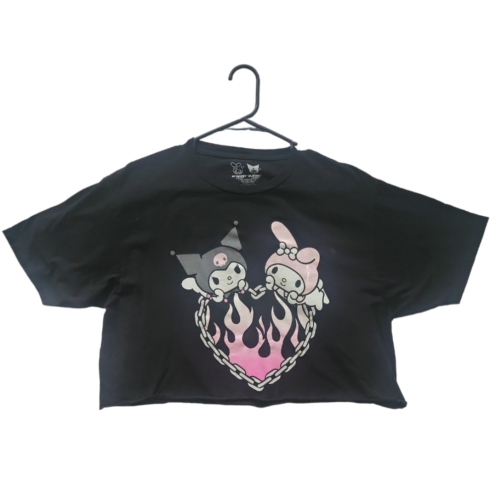 EUC Kuromi and My Melody Large shirt